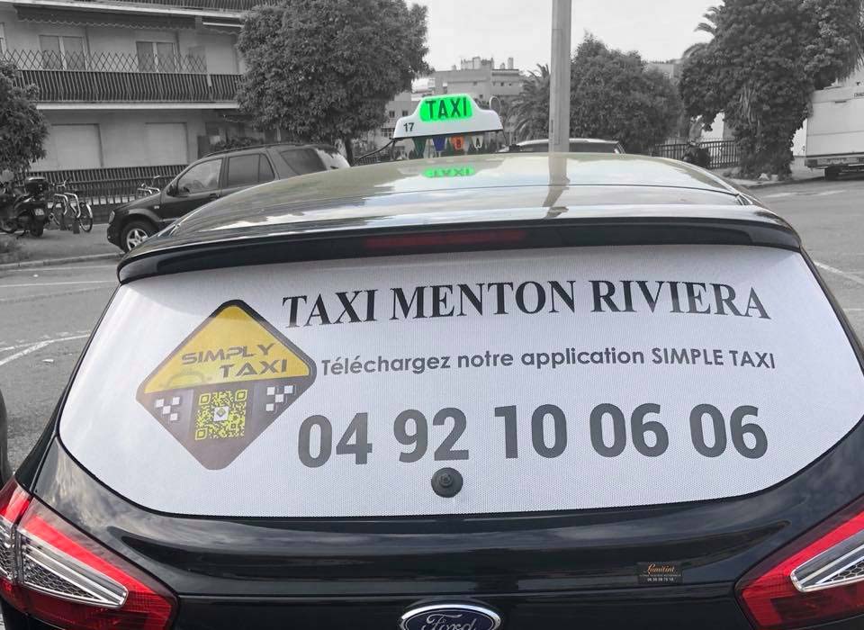 taxi menton riviera